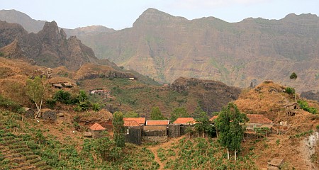 Landschaft beim Gom-Gom-Tal (Insel Santiago)